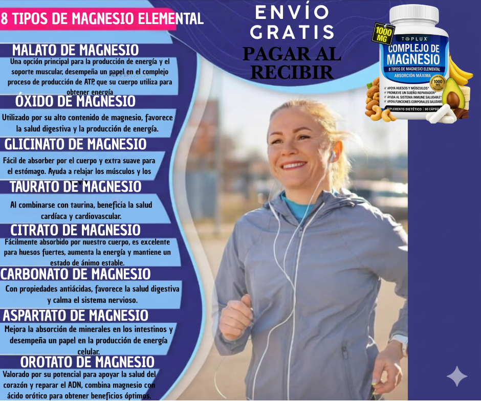 Magnesio Complex 90 Capsulas